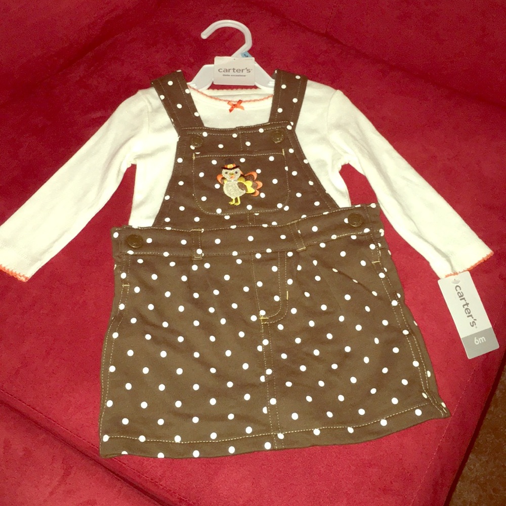 Baby girls fall outfit 6M